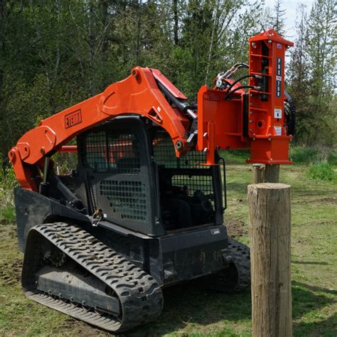 skid steer post pounder for sale bc|best skid steer post pounder.